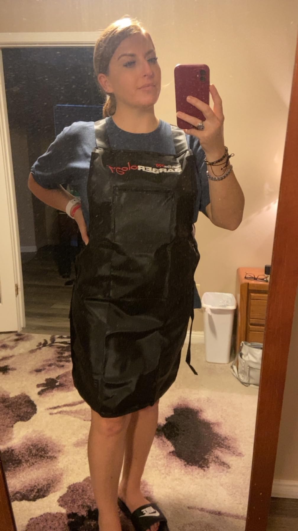 BabylissPRO Barberology Apron - Black customer photo 2