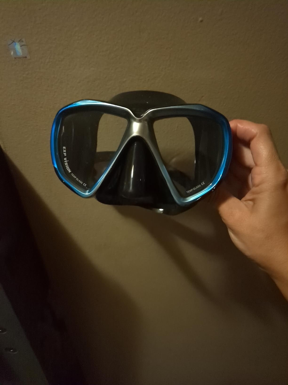 Snorkel Diving Mask Panoramic HD Swim Mask, Anti-Fog Scuba Diving Goggles, Tempered Glass Dive Mask Adult Youth Swim Goggles with Nose Cover for Diving, Snorkeling, Swimming customer photo 1