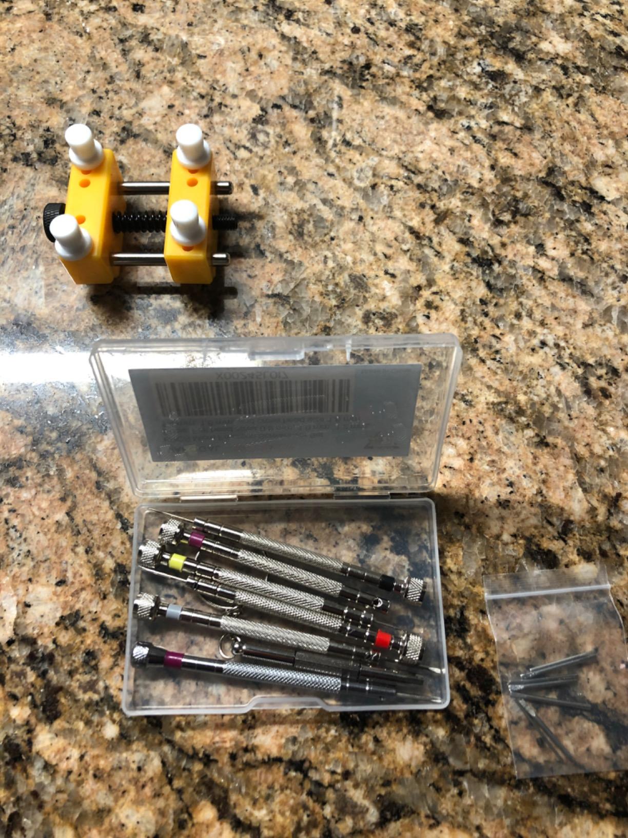 Premium 6PCS Micro Precision Screwdriver Set, 0.8-1.6mm, Extra Replacement Blades for Watch, Eyeglasses, Jewelry, Electronics Repair customer photo 2