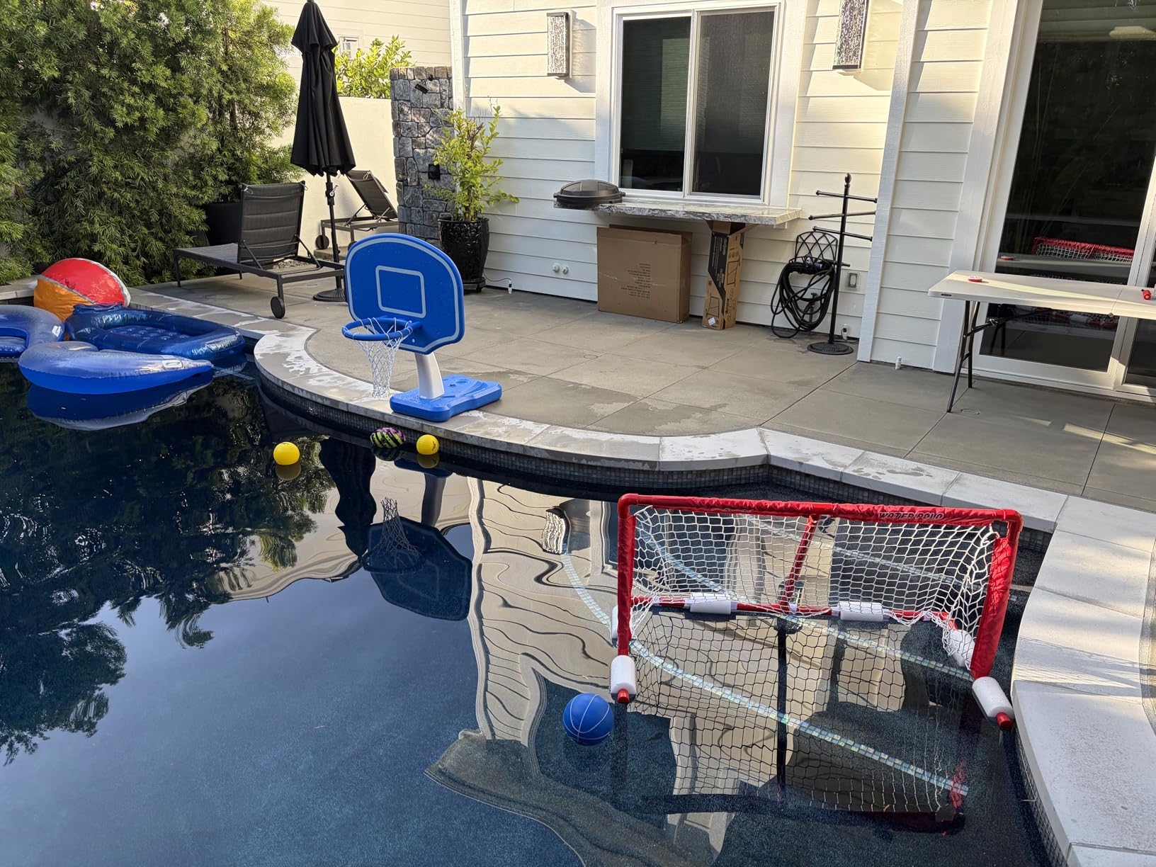 GoSports Floating Water Polo Game Set - Must-Have Summer Pool Game Includes Goal and 3 Balls customer photo 2