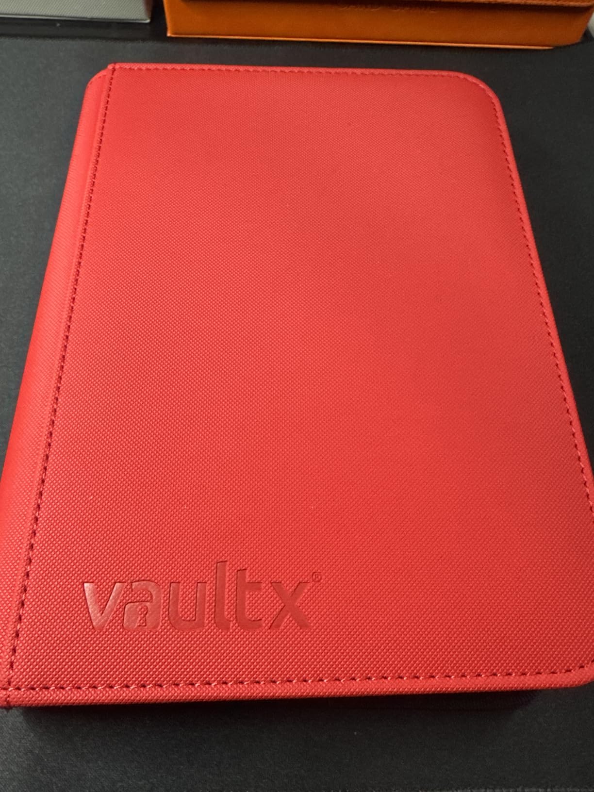 Vault X 4 Pocket Zip Binder, 160 Cards, Exo-Tec Material, 20 Side-Loading Pages (Black) customer photo 1