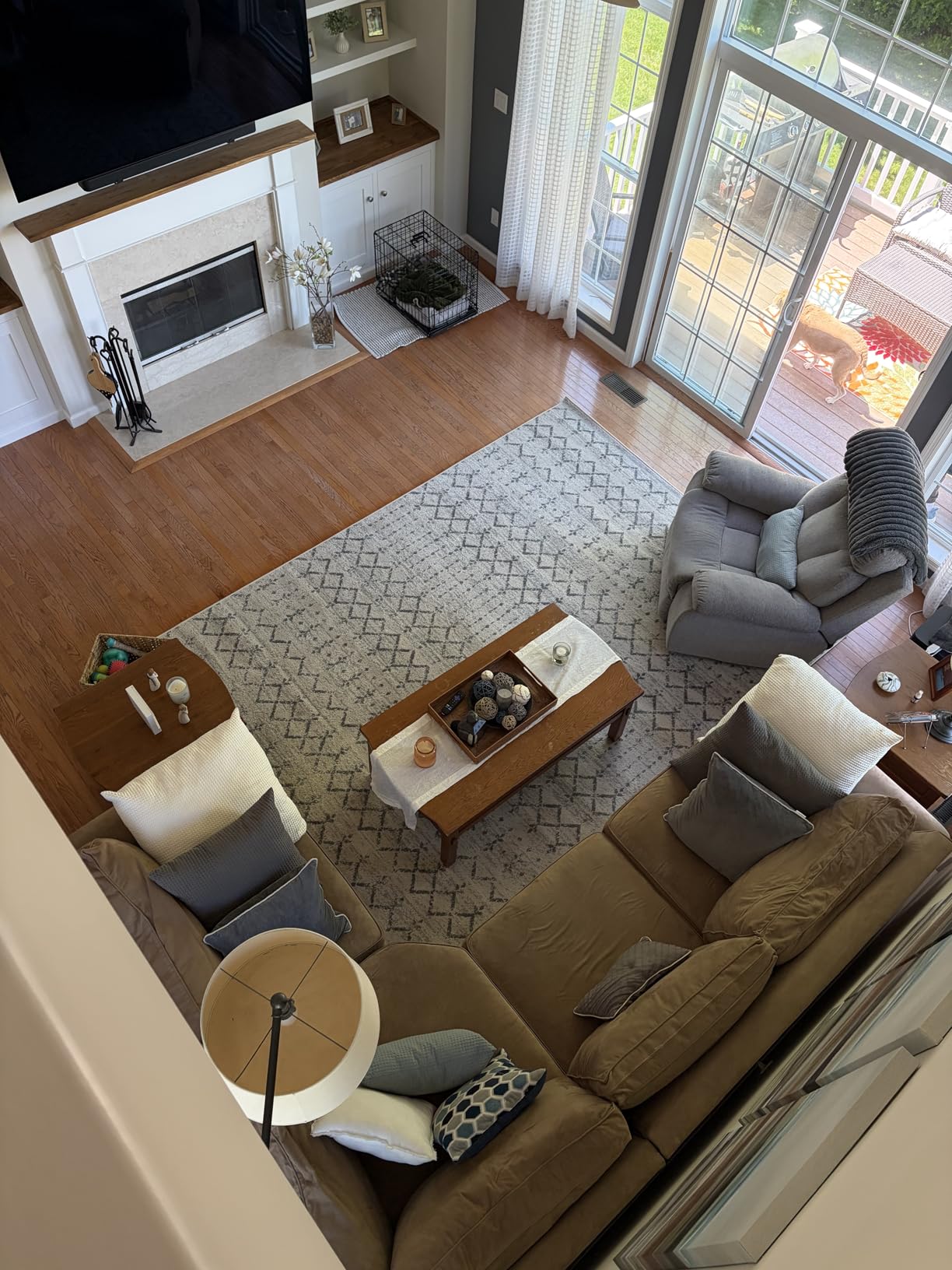 JONATHAN Y Boho Vintage Diamond Cream/Gray Indoor Area Rug 8X10 ft, Moroccan Hype for Living Room, Bedroom, Kitchen, Office, Easy-Cleaning, High Traffic, Pet-Friendly, Non-Shedding customer photo 2
