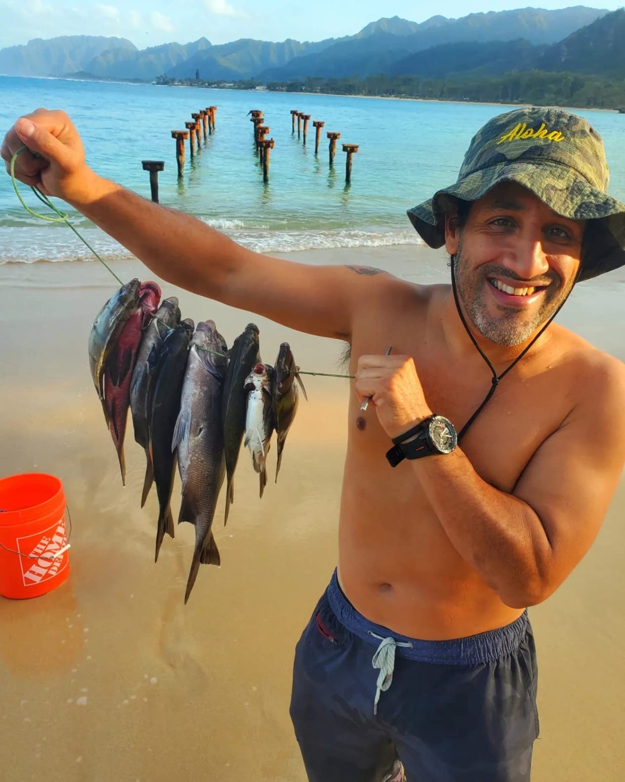 Blue Camo Freediving and Spearfishing Fins customer photo 1