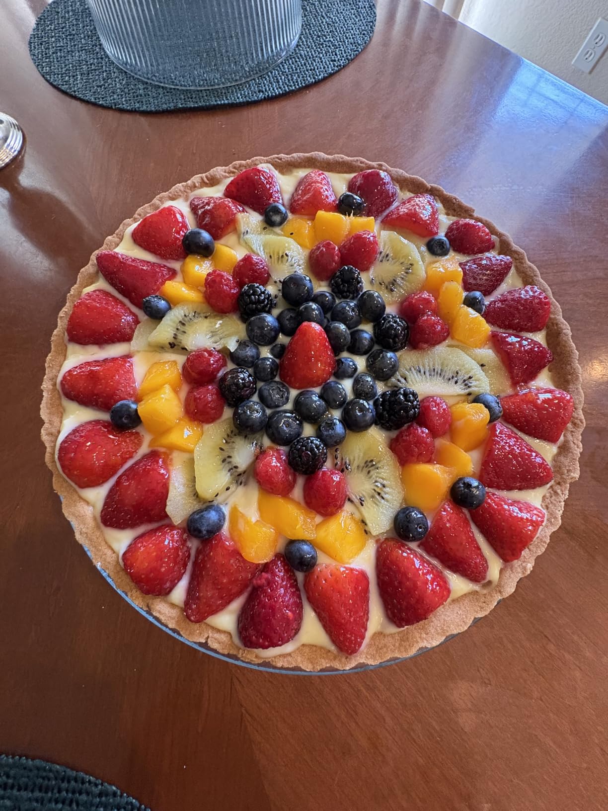 RICHSC-PAN Tart Pan, 9 Inch Tart Pans, Non-Stick Removable Loose Bottom Carbon Steel 9In Tart Pan customer photo 1