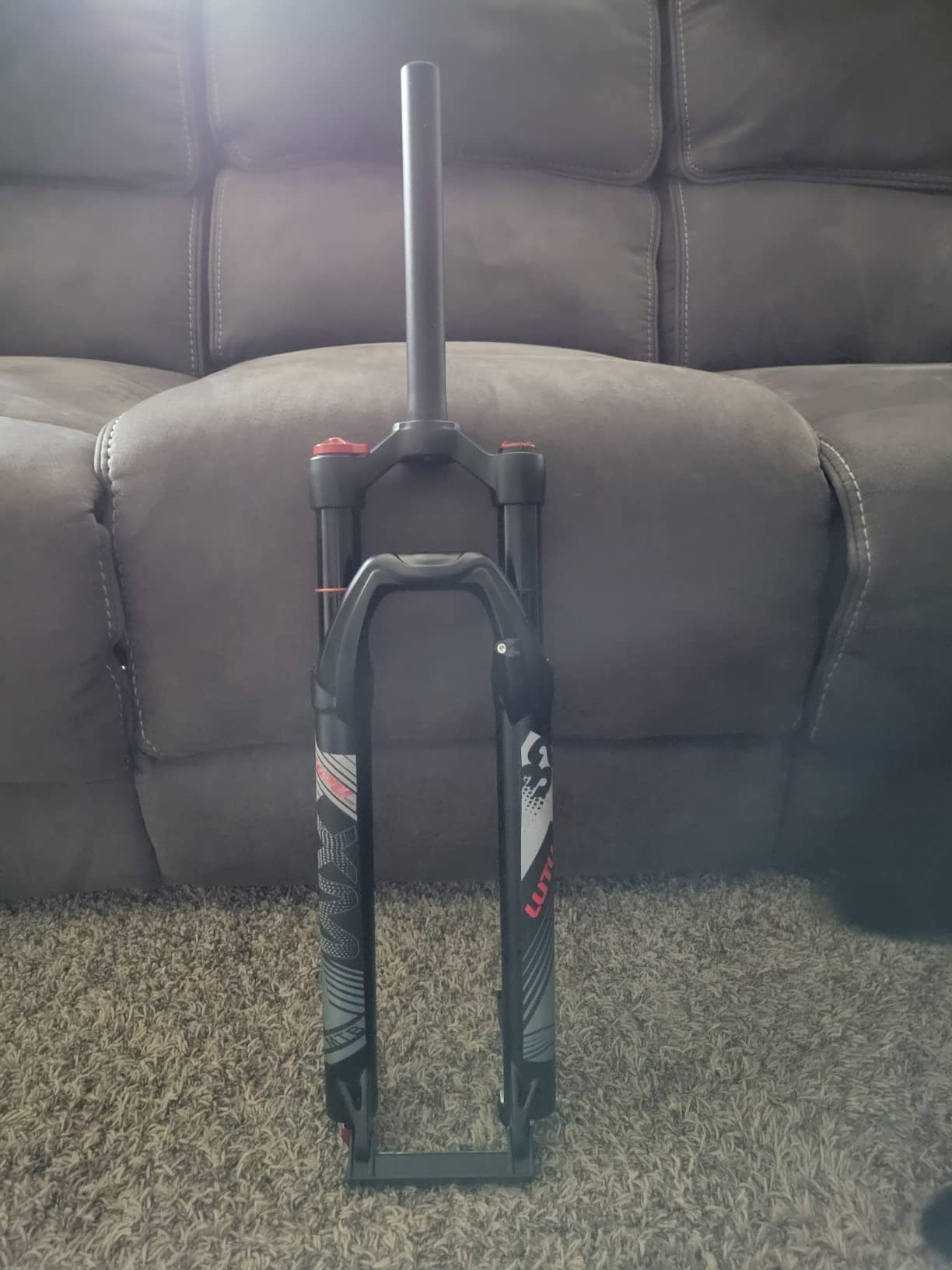 LUTU 26/27.5/29 Air MTB Suspension Fork, Rebound Adjust Straight Tube 28.6mm QR 9mm Travel 120mm Manual/Crown Lockout customer photo 1