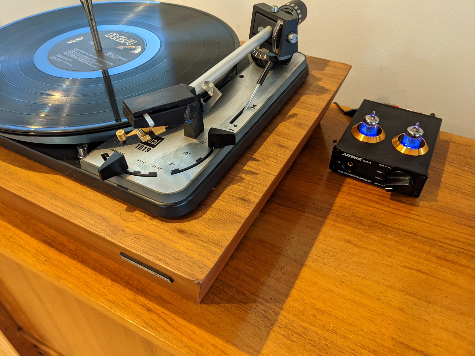 AIYIMA Tube T3 HiFi Tube MM Phono Preamp for Turntable MM Phonograph Stereo Audio Tube Preamplifier with Gain Adjust for Phono Turntable Record Player customer photo 1