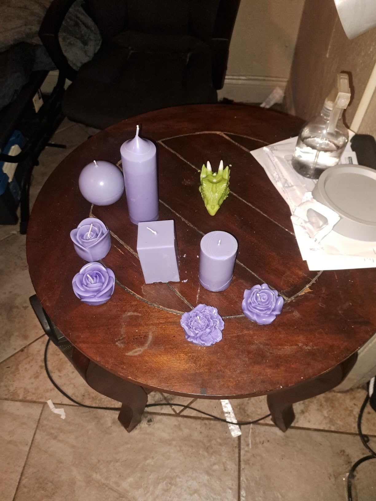 MILIVIXAY 4pcs Plastic Candle Molds - Including Pillar, Cylinder, Rectangle and Sphere Molds for Beeswax customer photo 2