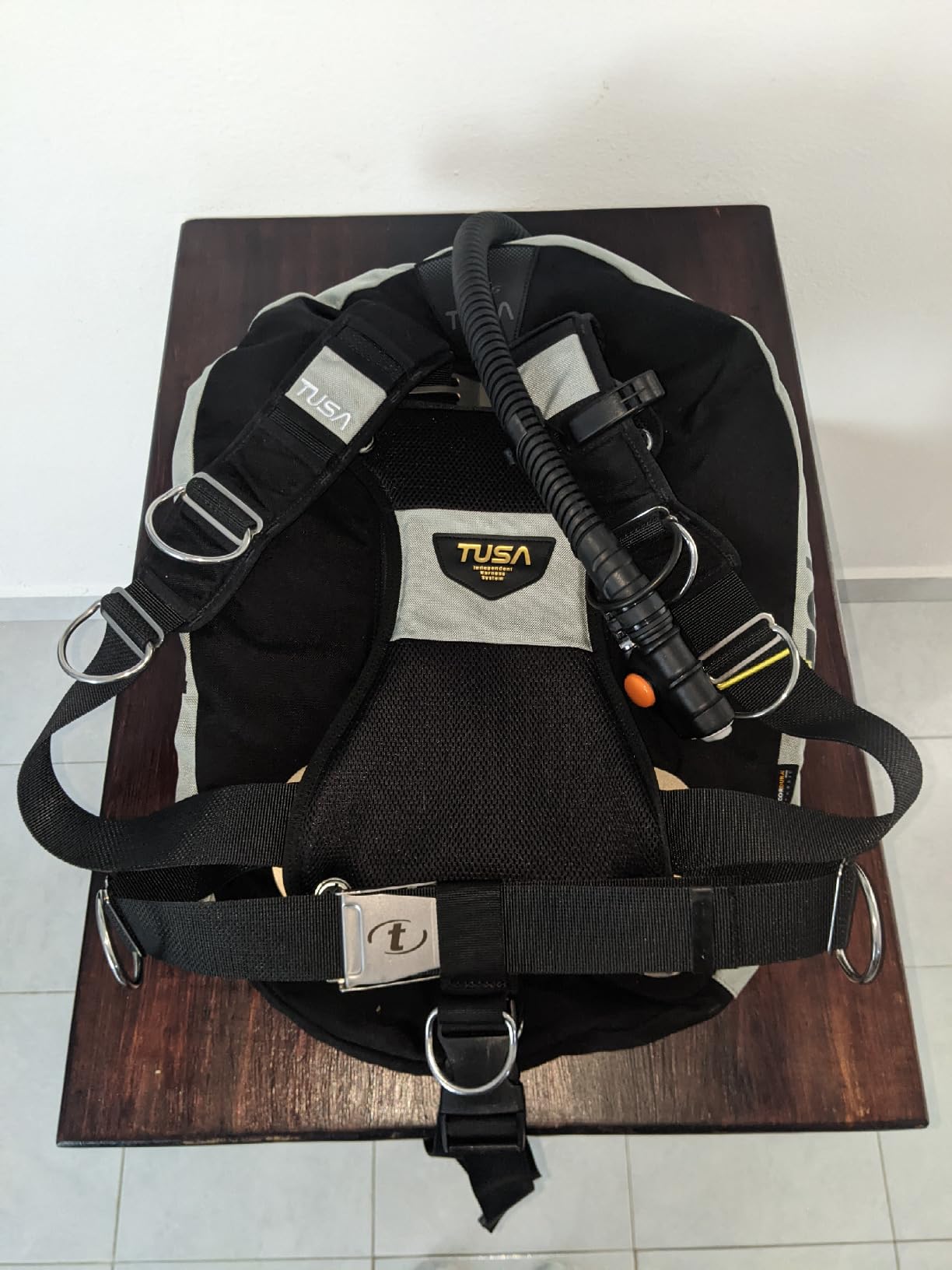 TUSA T-Wing Back Inflate Tech-Style Aluminum Harness BCD customer photo 1