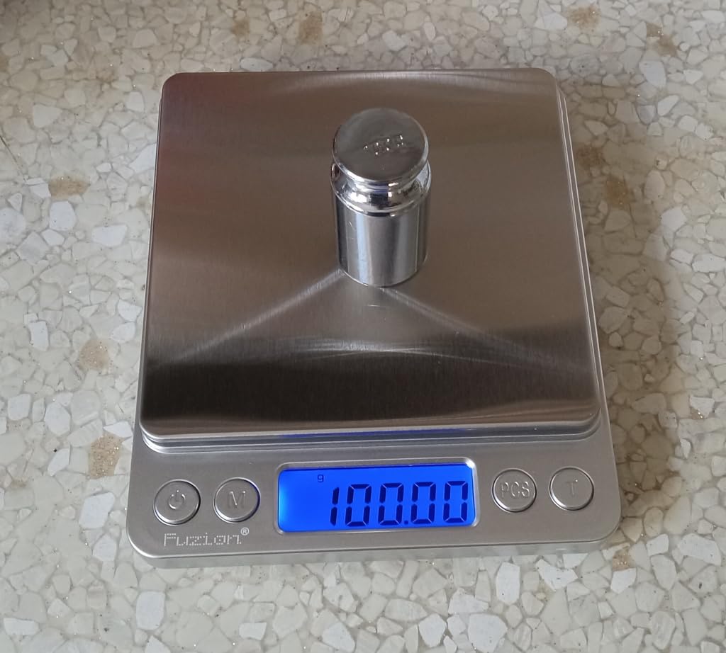 Fuzion Digital Gram Scale .01 Gram Accuracy, 500g Small Jewelry Scale, Mini Kitchen Food Scale for Herb, Powder, Gold, Coin - Weight Gram and Oz customer photo 2