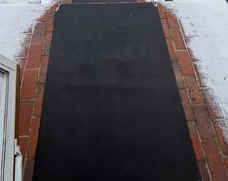 HeatTrak Heated Snow Melting Mats for Entrances - Heated Outdoor Mats - Snow Melting Mats for Winter Snow Removal - Trusted Snow and Ice Melt Products - No-Slip Heating Entrance Mats (24