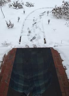 HeatTrak Heated Snow Melting Mats for Entrances - Heated Outdoor Mats - Snow Melting Mats for Winter Snow Removal - Trusted Snow and Ice Melt Products - No-Slip Heating Entrance Mats (24