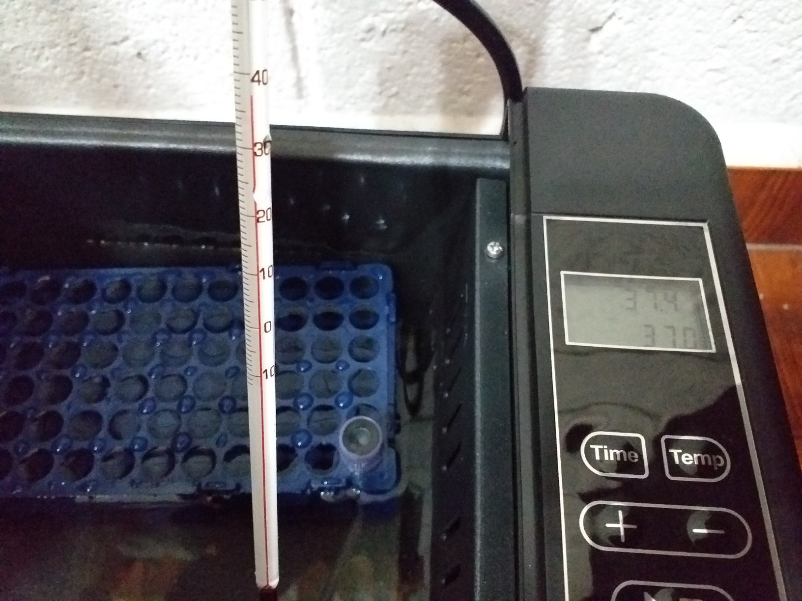 Recirculating Lab Water Bath, RT-100°C, 8 L Capacity, 800W customer photo 1