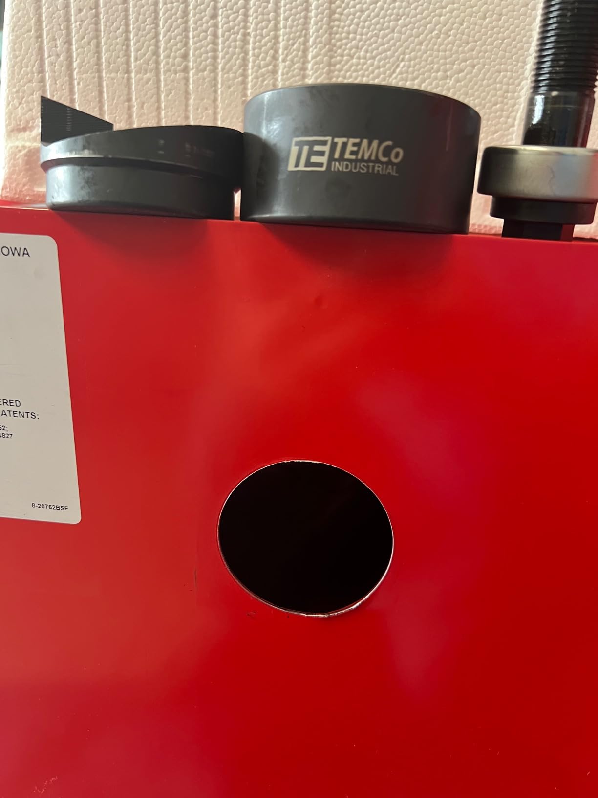 TEMCo TH0390 Manual Knockout Punch Driver Kit (Set) for 1/2 inch to 2 inch Electrical Conduit Hole Sizes customer photo 2