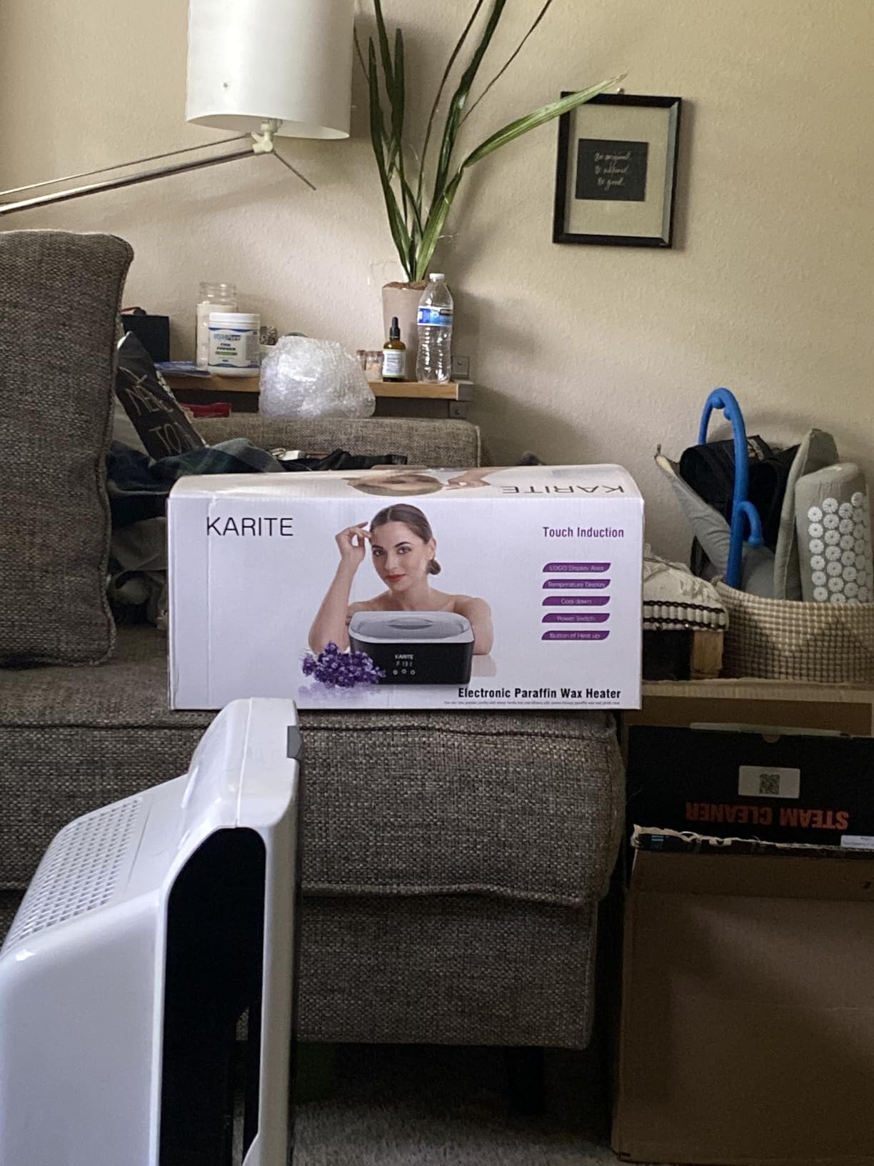 Paraffin Wax Machine for Hand and Feet - KARITE Paraffin Wax Bath 4000ml Paraffin Wax Warmer Moisturizing Kit Auto-time and Keep Warm Paraffin Hand Wax Machine customer photo 1