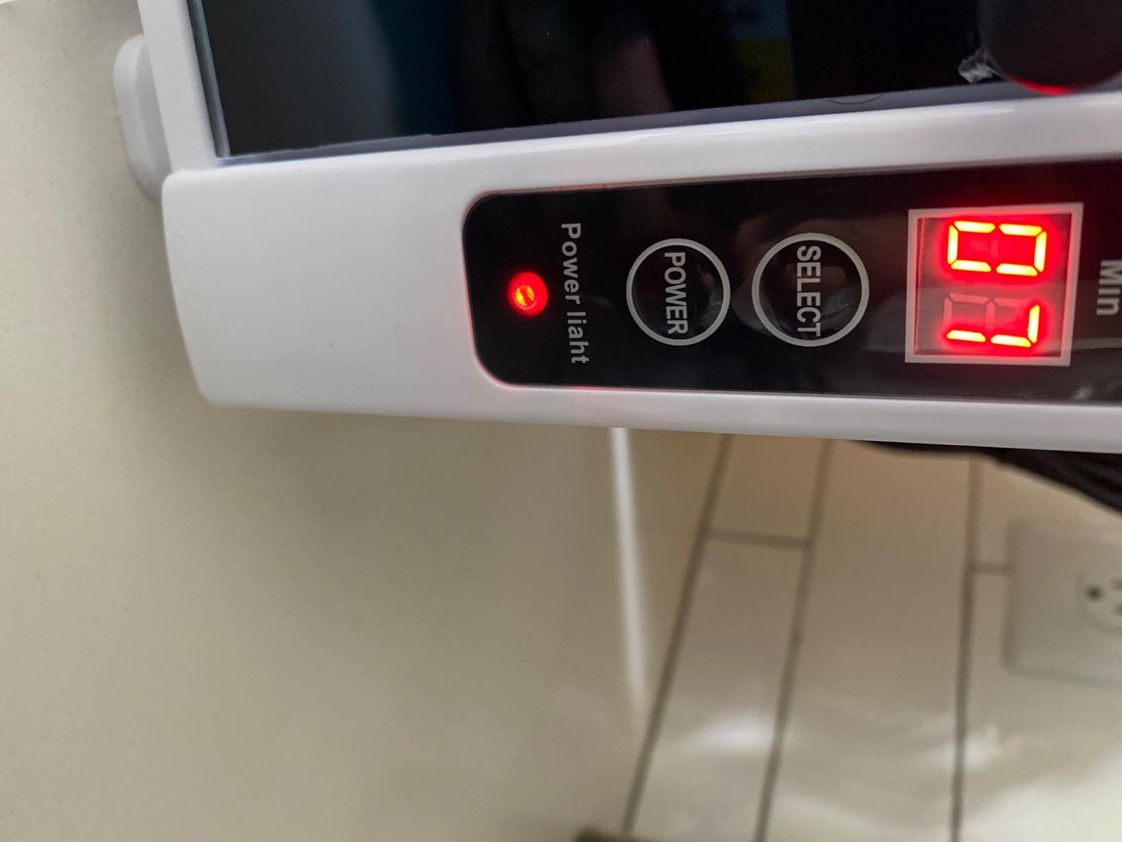 UV Sanitizer Cabinet. Dual Lamp Ultraviolet Disinfection Cabinet with Timer Setting, Suitable for Disinfection of Various Items customer photo 2