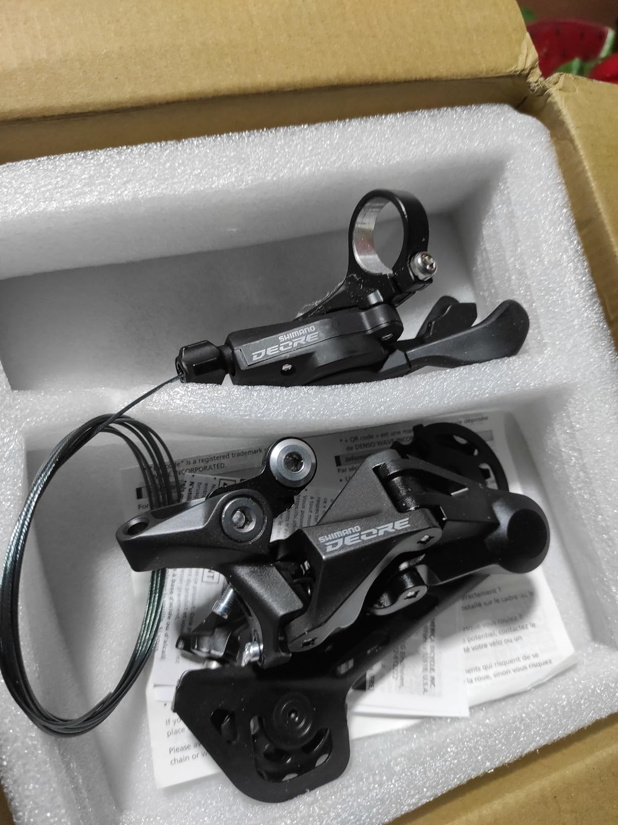 JGbike 10 Speed MTB 4pc groupset Compatible with M4100: Right Shift Lever, Long cage Rear Derailleur, 11-42T Cassette or Sunrace 11-46T Cassette, KMC X10 Chain customer photo 1