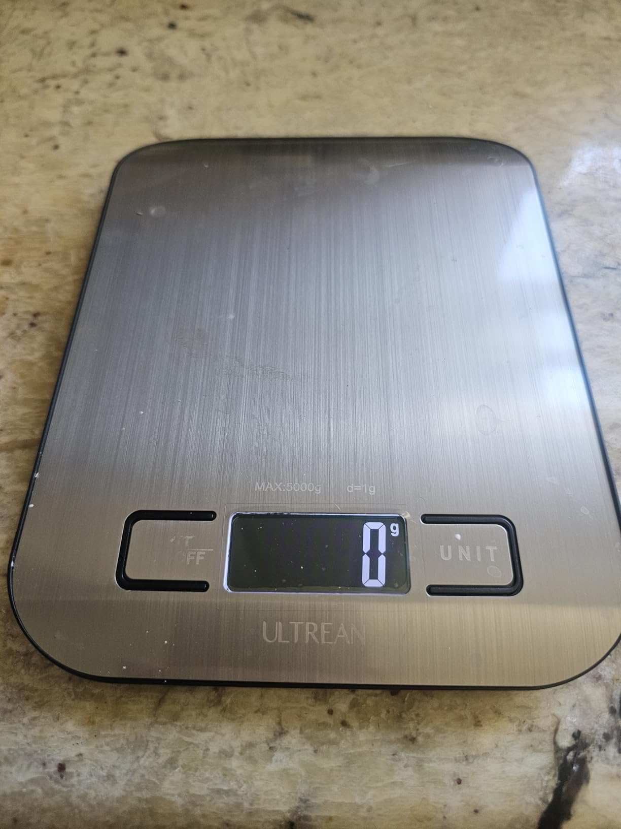 Ultrean Food Scale, Digital Kitchen Scale with LCD Display, Weight Grams and Ounces for Baking Cooking and Meal Prep, 6 Units with Tare Function, 304 Stainless Steel, 11lb (Batteries Included) customer photo 1
