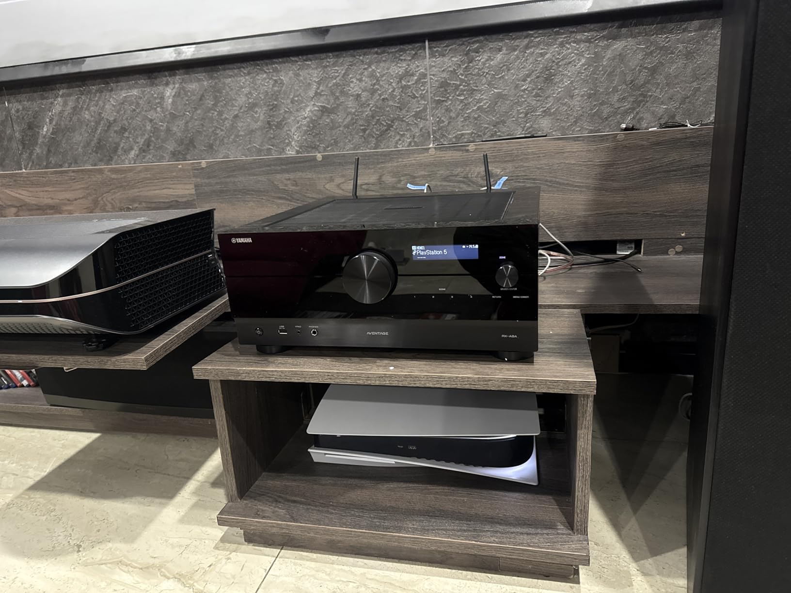 Yamaha RX-A8A AVENTAGE 11.2-Channel AV Receiver - 8K and 4K/120, EARC, Dolby Atmos, DTS:X, Auro-3D, Surround:AI, Wi-Fi, Bluetooth, MusicCast customer photo 1