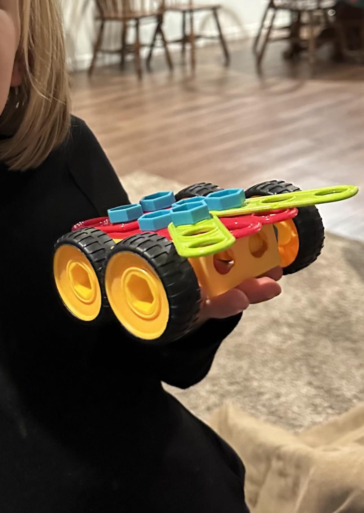 NXONE 195 PCS Educational STEM Toys for Boys and Girls Ages 3 4 5 6 7 8 9 10 Construction Building Blocks Toy Building Sets Kids Toys Creative Activities Games with Storage Box customer photo 1