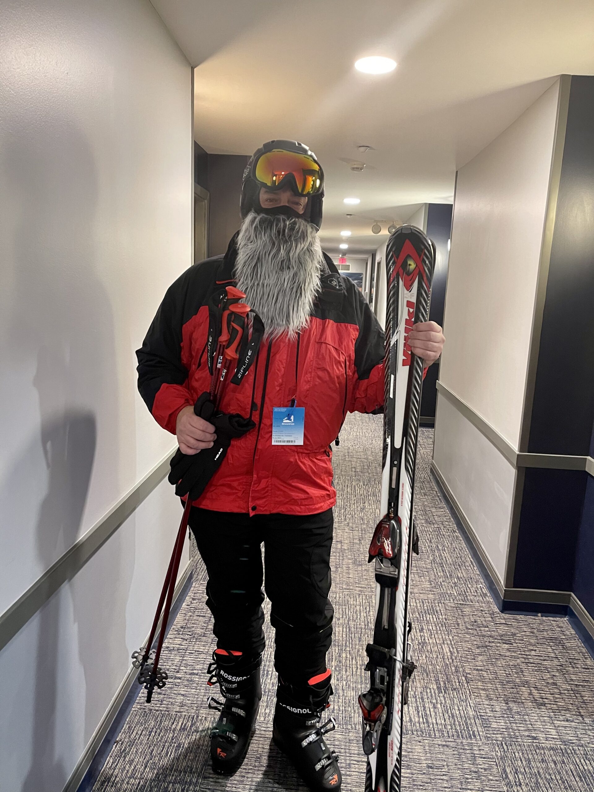 Zipline Blurr 16.0 Graphite Composite Downhill Ski Poles - Lightweight, Durable, Freeride All-Mountain customer photo 2