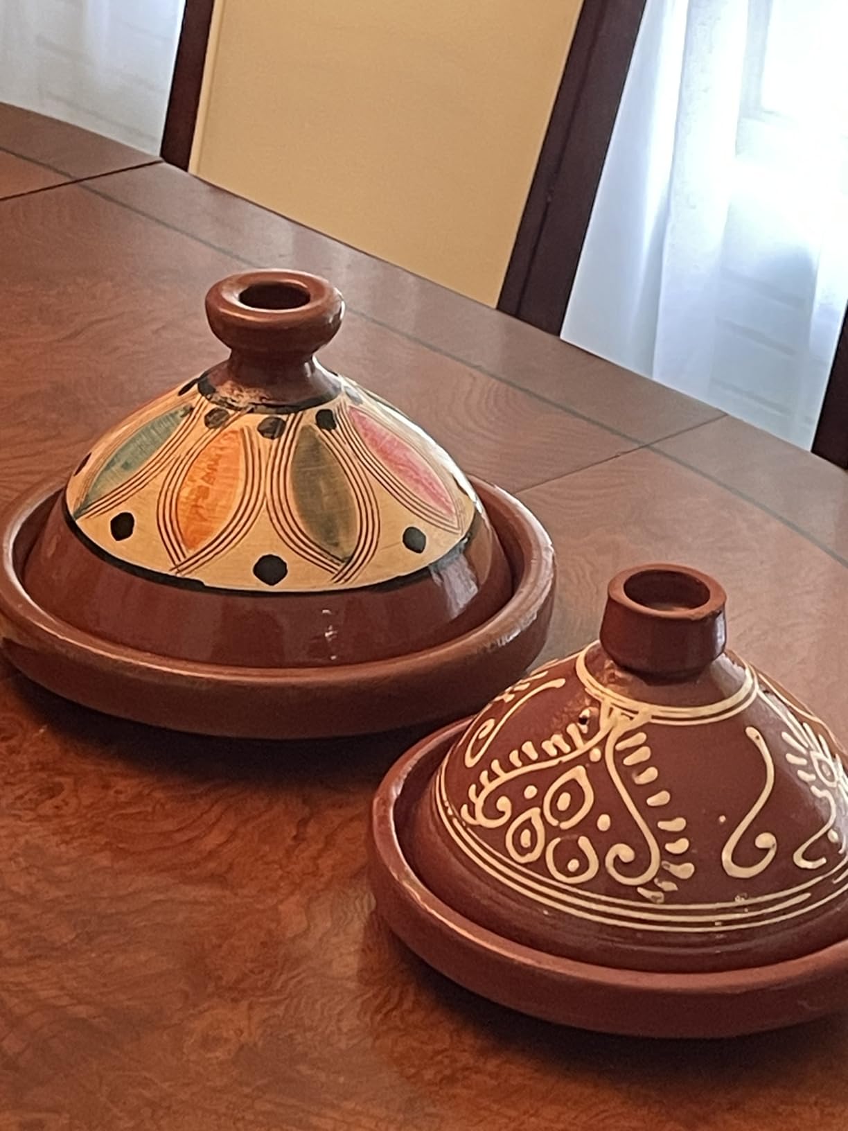 Verve CULTURE Moroccan Tagine Pot, Traditional Ceramic Cooking Pot, Custom Style Tangine, Traditional Design, 7
