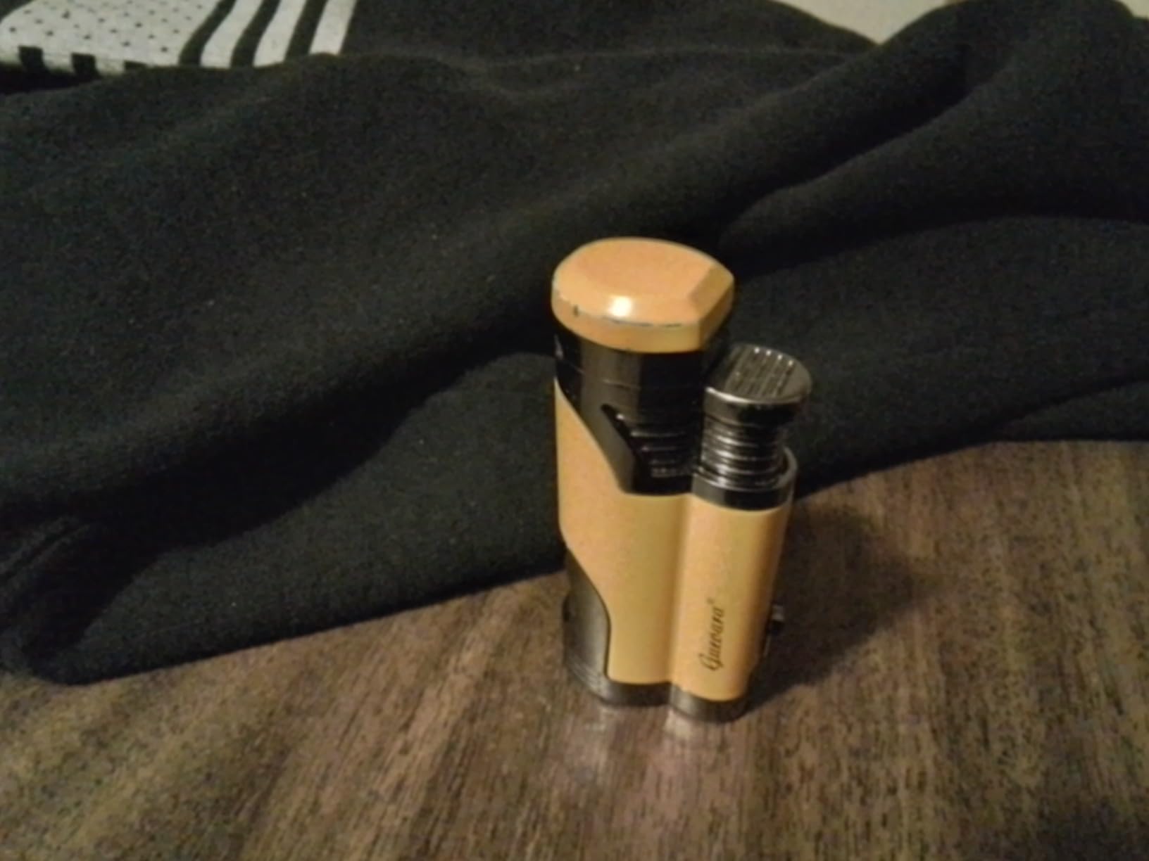 GUEVARA Butane Torch Lighter with Punch Windproof Double Jet Lighters (Grey) customer photo 2
