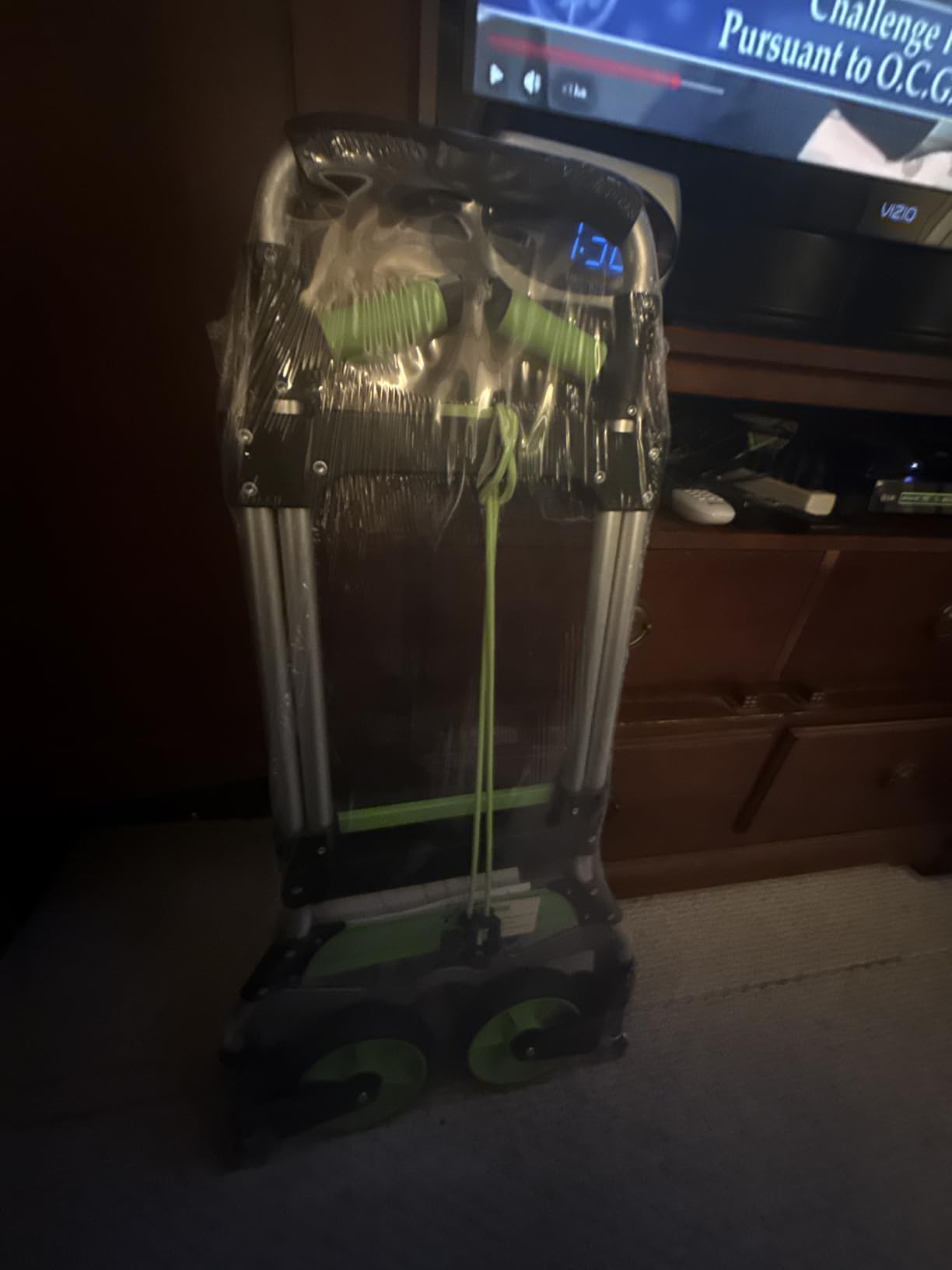 Leeyoung Folding Hand Truck and Dolly, 309 lb Capacity Aluminum Portable Cart with Telescoping Handle and PP+EVA Wheels customer photo 2