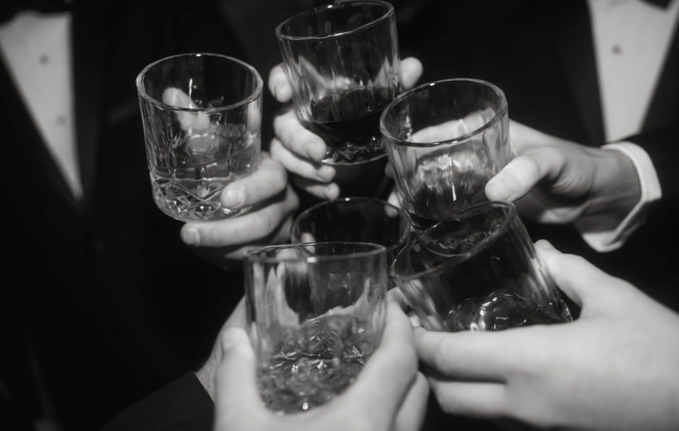 Whiskey Glasses Set of 6, 11 OZ Old-Fashioned, Rum & Scotch Glasses customer photo 1