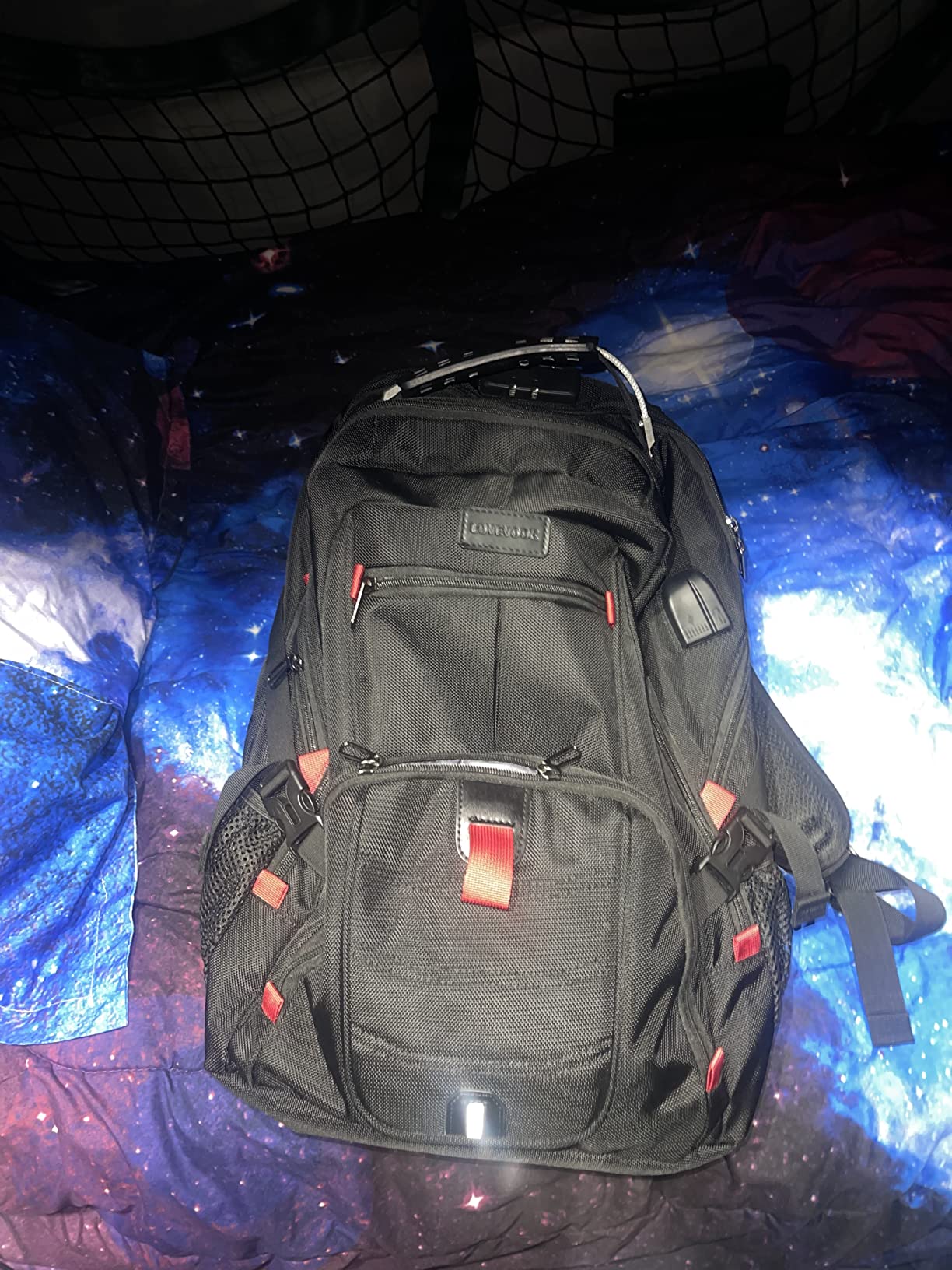 LOVEVOOK Large Laptop Backpack for Men, 17.3 Inch Heavy Duty Travel Backpack customer photo 2