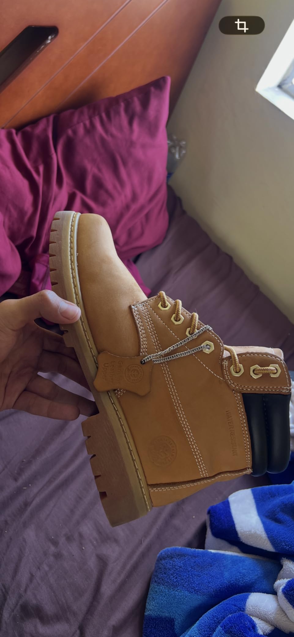 Men's Water Resistant Leather Work Boot Rubber Sole Construction Oil Resistant Utility Industrial Boots customer photo 1