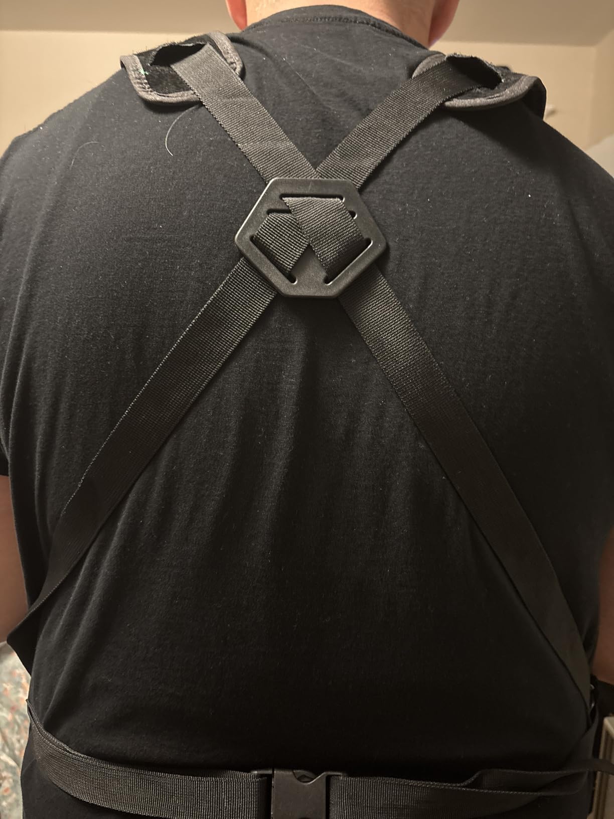 LeaSeek Leather Welding Apron,Heat & Flame-Resistant Heavy Duty Work Apron with 6 Pockets,Woodworking Shop Apron customer photo 2