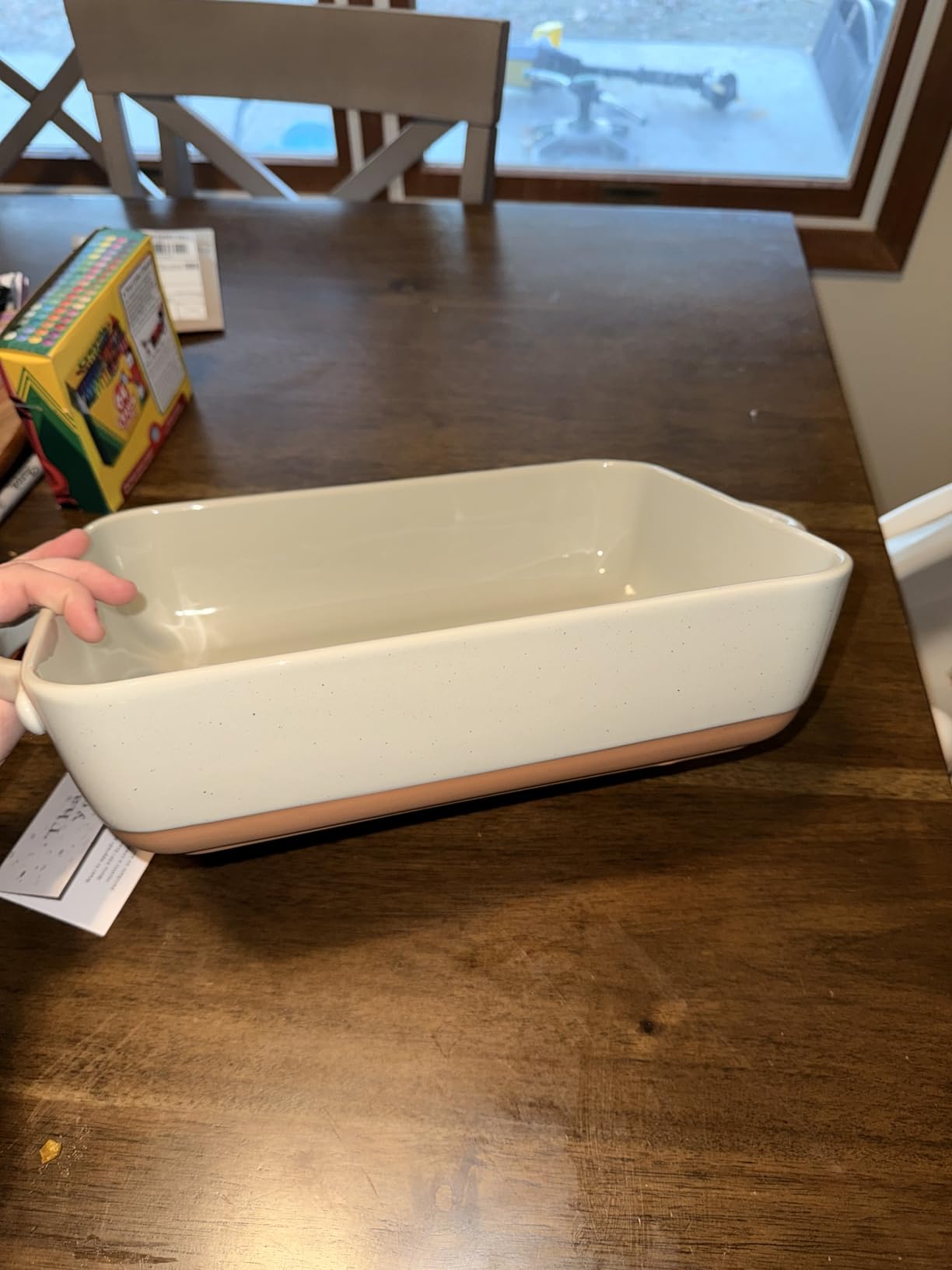 Mora 9x13in Deep Porcelain Baking Dish - Oven to Table, Freezer Safe customer photo 2