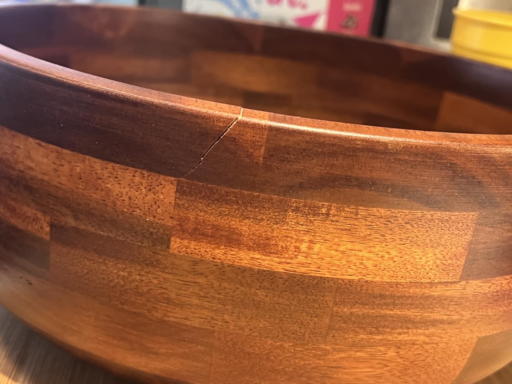 AIDEA Acacia Wood Salad Bowl Set with 2 Wooden Hands, Large Salad Bowl with Serving Utensils, Big Mixing Bowl for Fruits, Salad, Cereal, Corn flake, Pasta 11