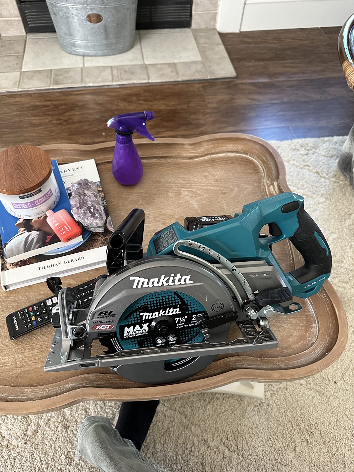 Makita XGT 40V Max Circular Saw Kit Rear Handle 7-1/4