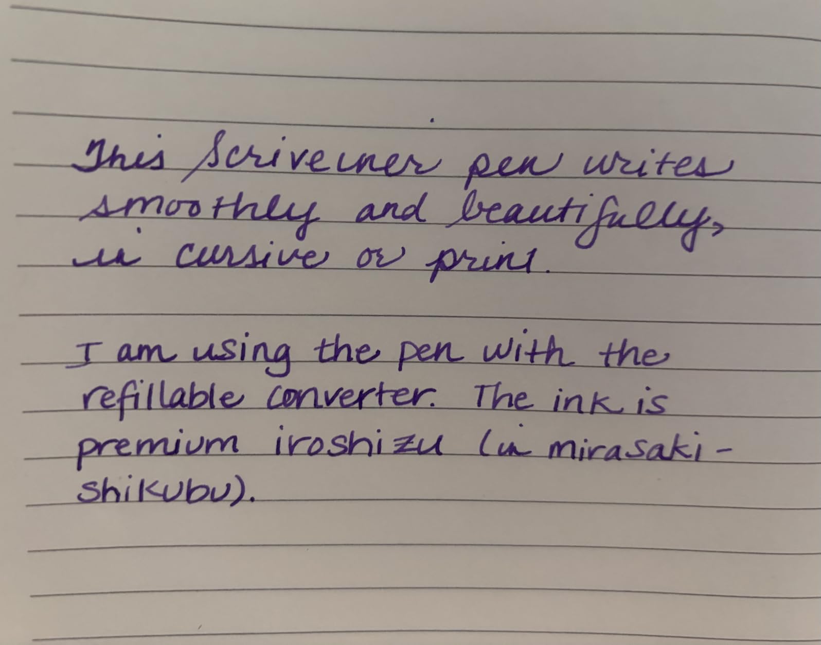Scriveiner Midnight Blue Fountain Pen - Stunning Luxury Pen with Chrome Appointments, Schmidt Nib (Medium) customer photo 2