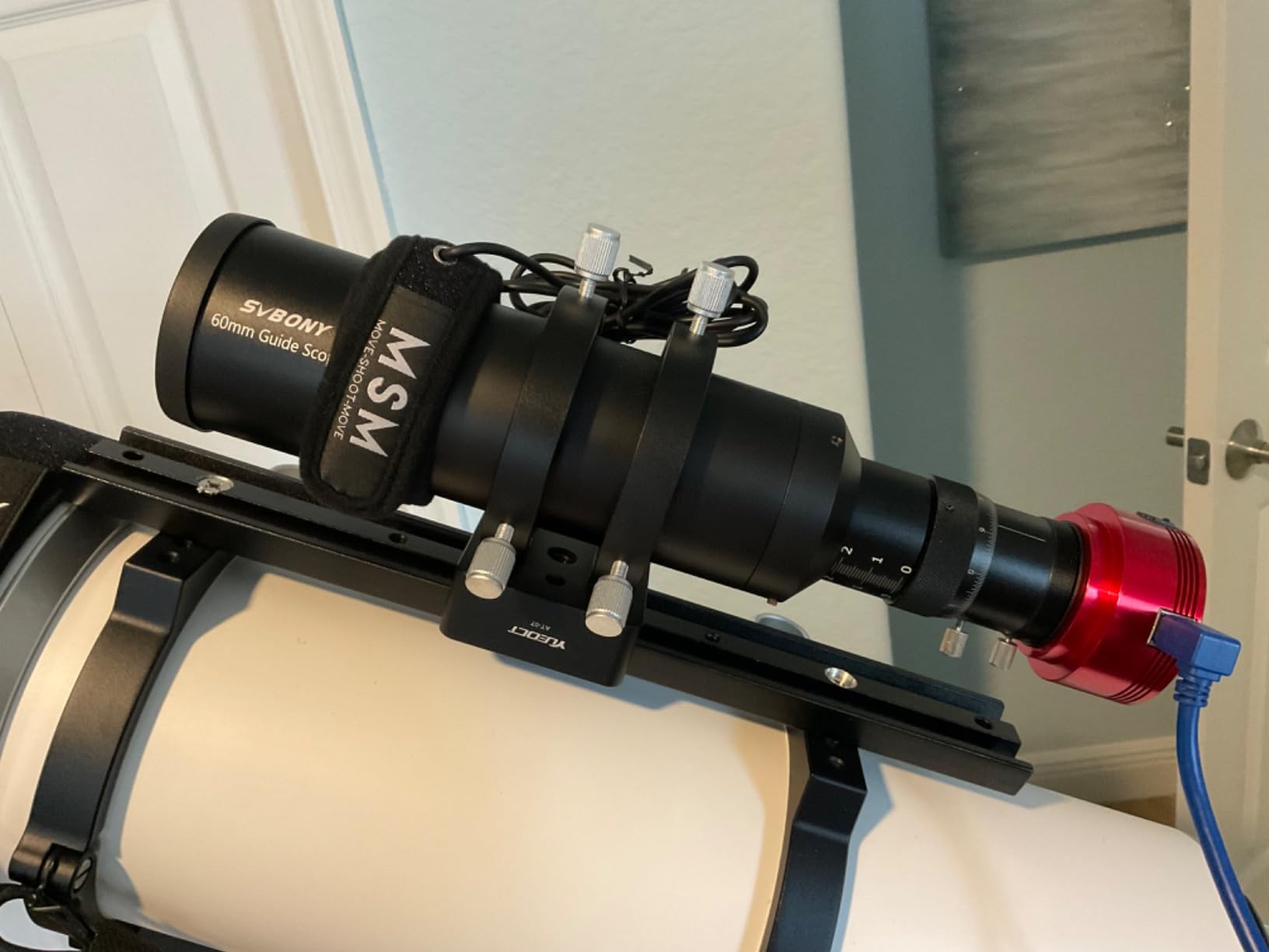 Lens Warmer with Cold Flexible Cable Down to -25 C, 350mm Dew Heater Strip Prevents Lens from Dew, Fog and Condensation for Astrophotography, Lens Heater Compatible w/ Telescope and Camera in 4.26 inch customer photo 1