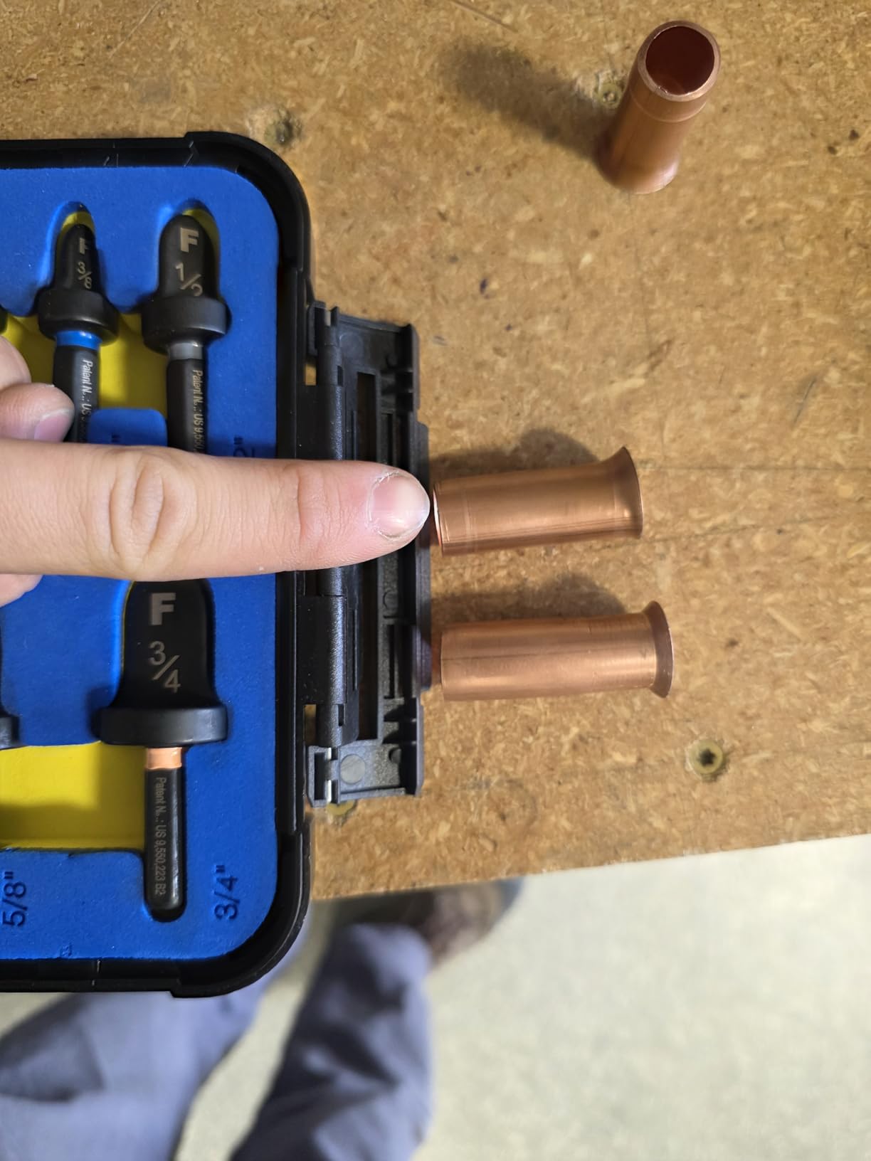SPIN F6000 6-Piece Drill Bit Flaring Set 1/4, 3/8, 1/2, 5/8, 3/4, 7/8-Inch customer photo 1