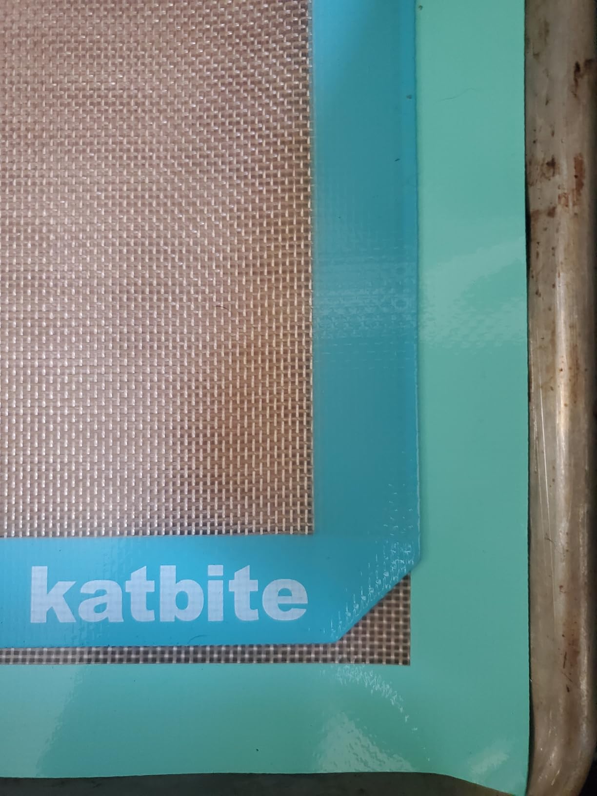 Silicone Baking Mat, Katbite Large Baking Mat Set of 3 - 2 Half Sheets Mats (11 5/8
