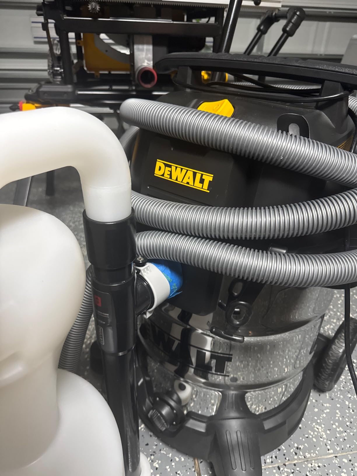 Mullet Cyclone Dust Collector, High-Speed Separator for Shop Vac | Reduce Clogged Filters, Cut-to-Fit PVC Fits Any Shop Vac, Separates Fine Dust & Heavy Debris customer photo 2