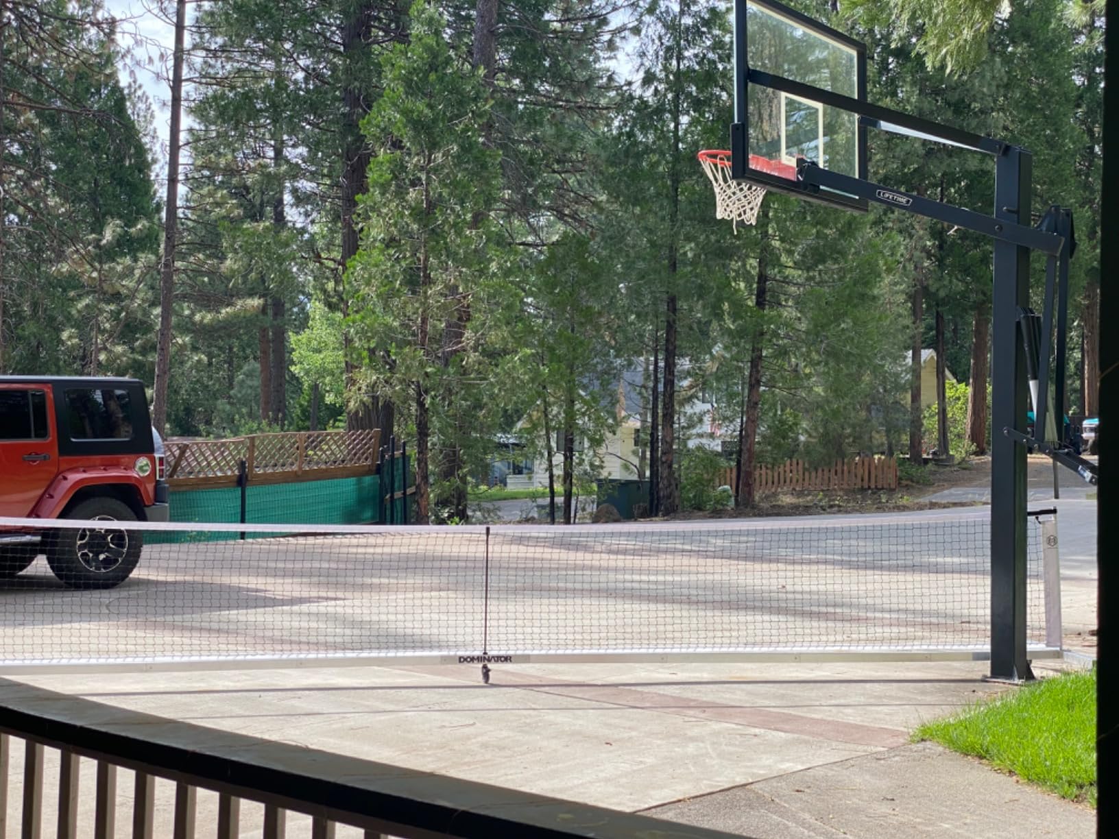 Dominator Standard Portable Pickleball Net - Indoor/Outdoor Regulation Pickleball Net - USAPA Compliant Pickleball Net on Wheels - System Includes Rolling Storage Bag & Locking Wheels customer photo 2