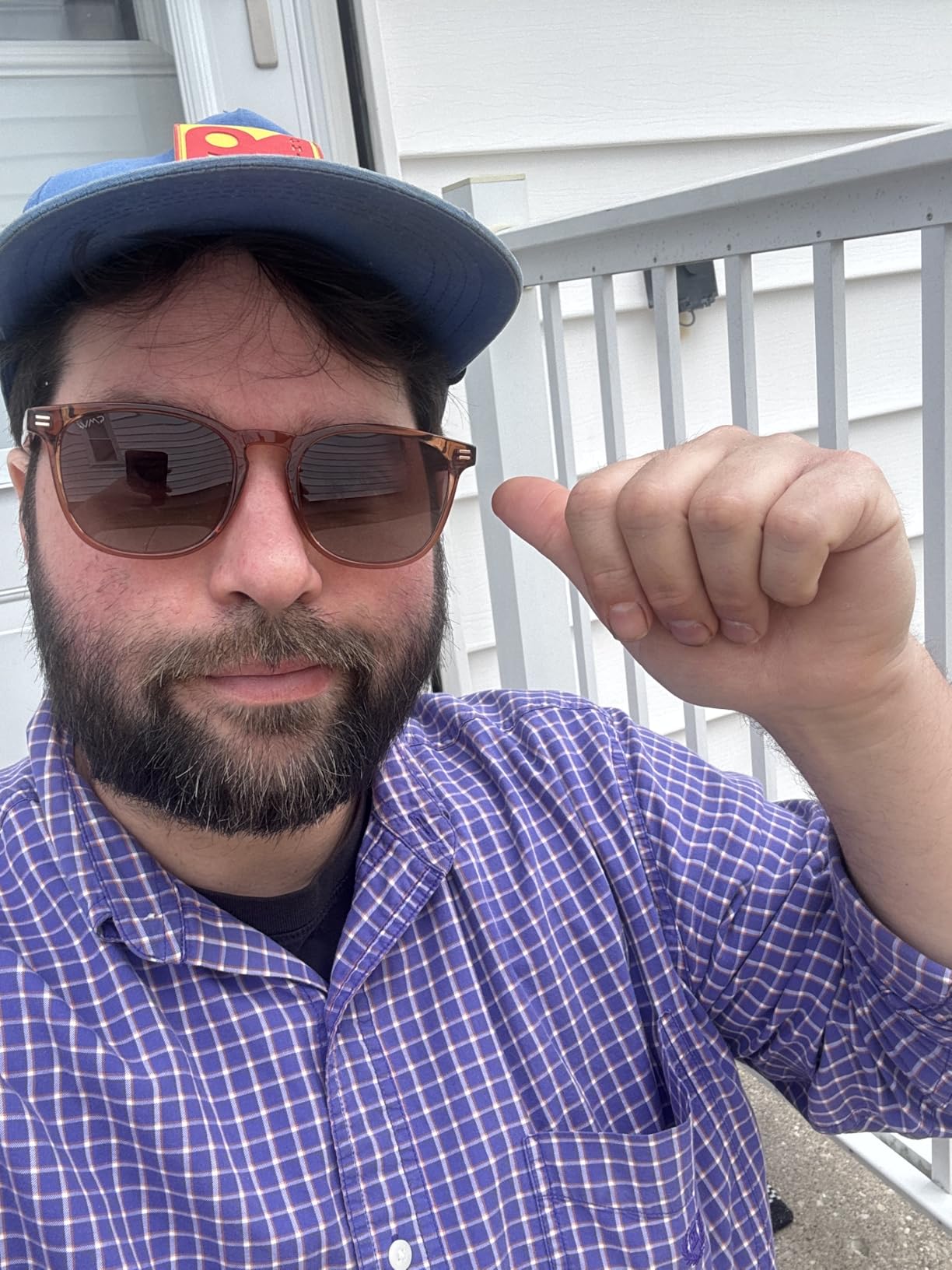 WearMe Pro WMP Eyewear - Men's Polarized Modern Rounded Square Sunglasses customer photo 2