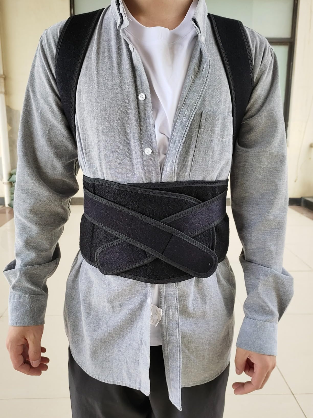 Selbite Posture Corrector for Men and Women - Back Brace for Upper and Lower Body Support - Adjustable Straightener with Pain Relief and Muscle Memory customer photo 2