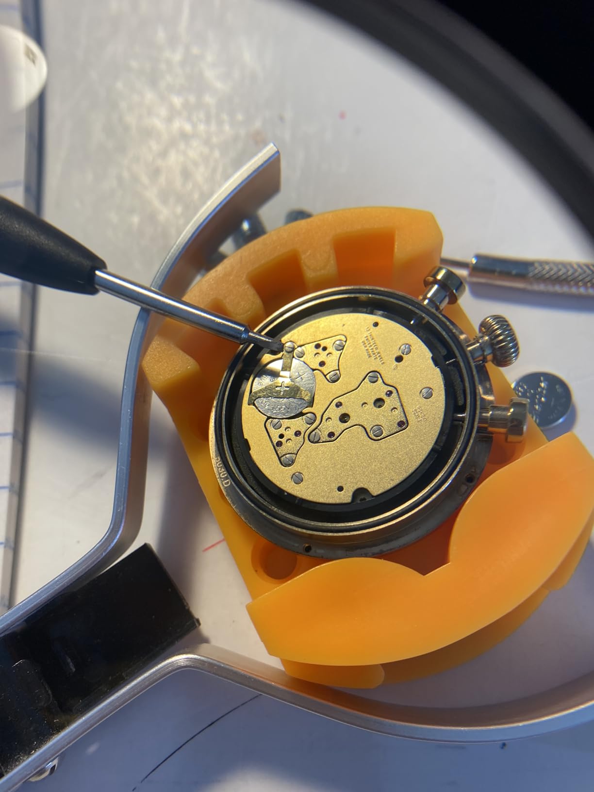 JOREST Watch Battery Replacement Kit, Watch Repair Screwdriver, Watch Band Replacement tool, Watch Wrench Back Remover, Watch Case Opener, Watch Back Remover Holder, Spring bar, Tweezers customer photo 2