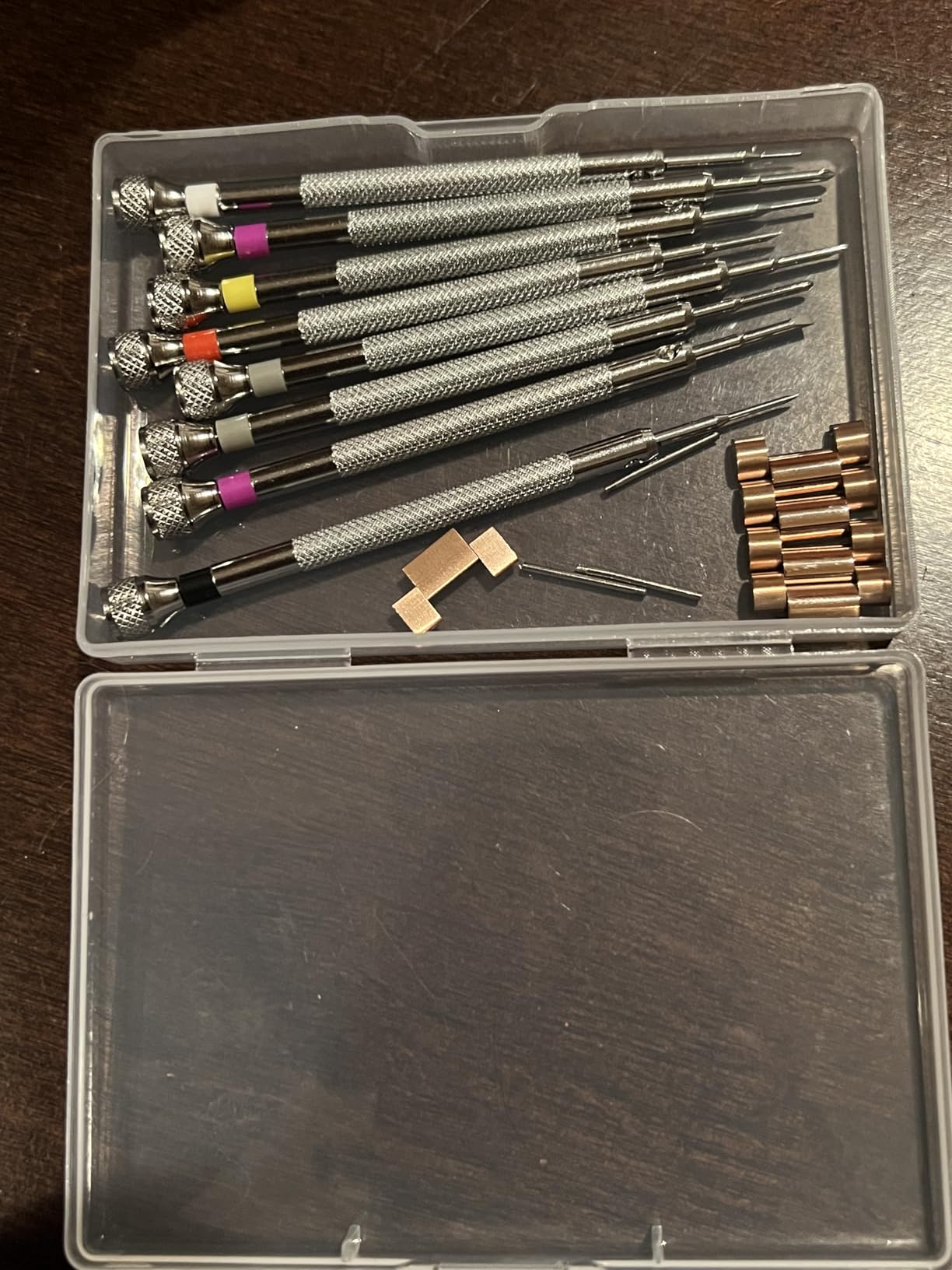 Chumia 8 Pieces Precision Jewelers Screwdriver Set, Micro Watch Repair Screwdriver Set 0.6-1.6 mm for Watch, Eyeglasses, Jewelry Work, Electronics Repair(Flathead, Phillips) customer photo 1