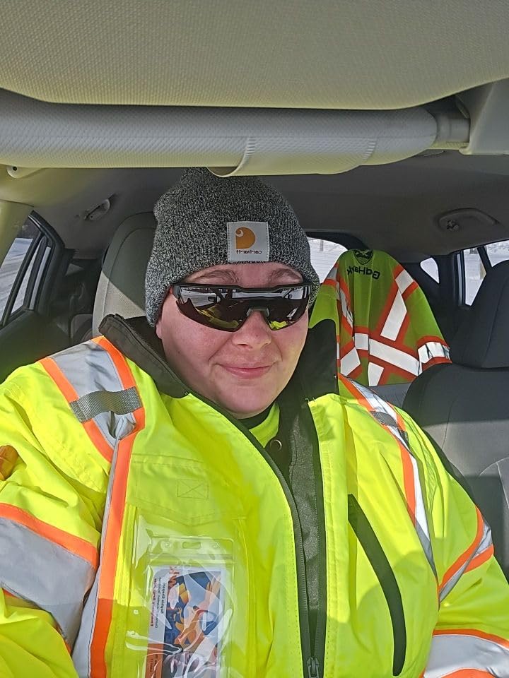 sesafety Reflective Jacket for Men, High Visibility Hi Vis Construction Bomber Jackets Waterproof with Pockets and Zipper, Black Bottom, Class 3 customer photo 1