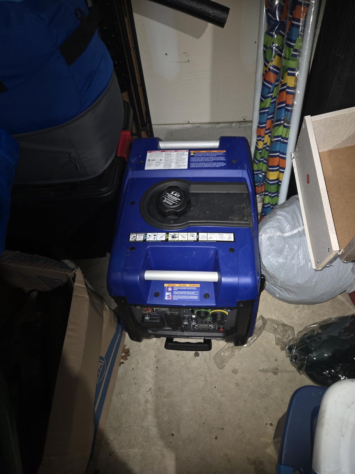 Westinghouse 5000 Peak Watt Super Quiet Dual Fuel Portable Inverter Generator, Remote Electric Start, Gas & Propane Powered, RV Ready 30A Outlet, Parallel Capable, Blue/Black customer photo 2