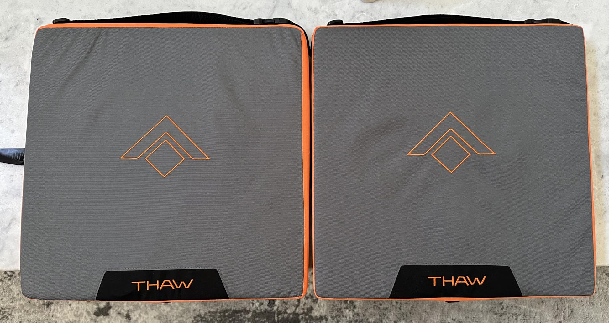THAW Rechargeable Heated Seat Pad | Portable Design, 2 Inch Foam Padding, Heat Retaining Insulation, Stain and Water-Resistant, Stadium Seating customer photo 2