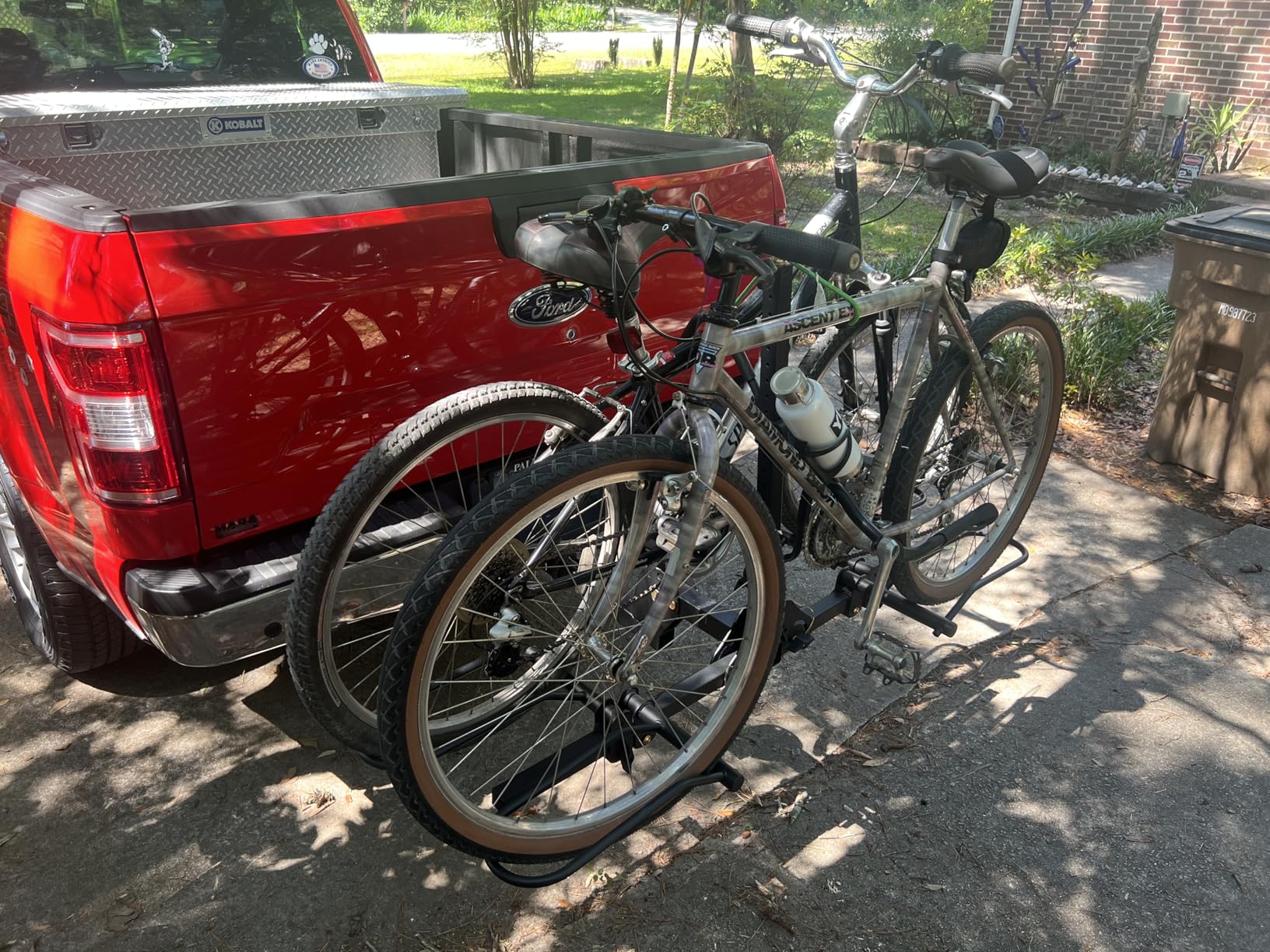 Young Bike Rack Hitch for Car - 200LB 2-Bike Rack Hitch Mount Platform Style Hitch Bike Rack customer photo 2