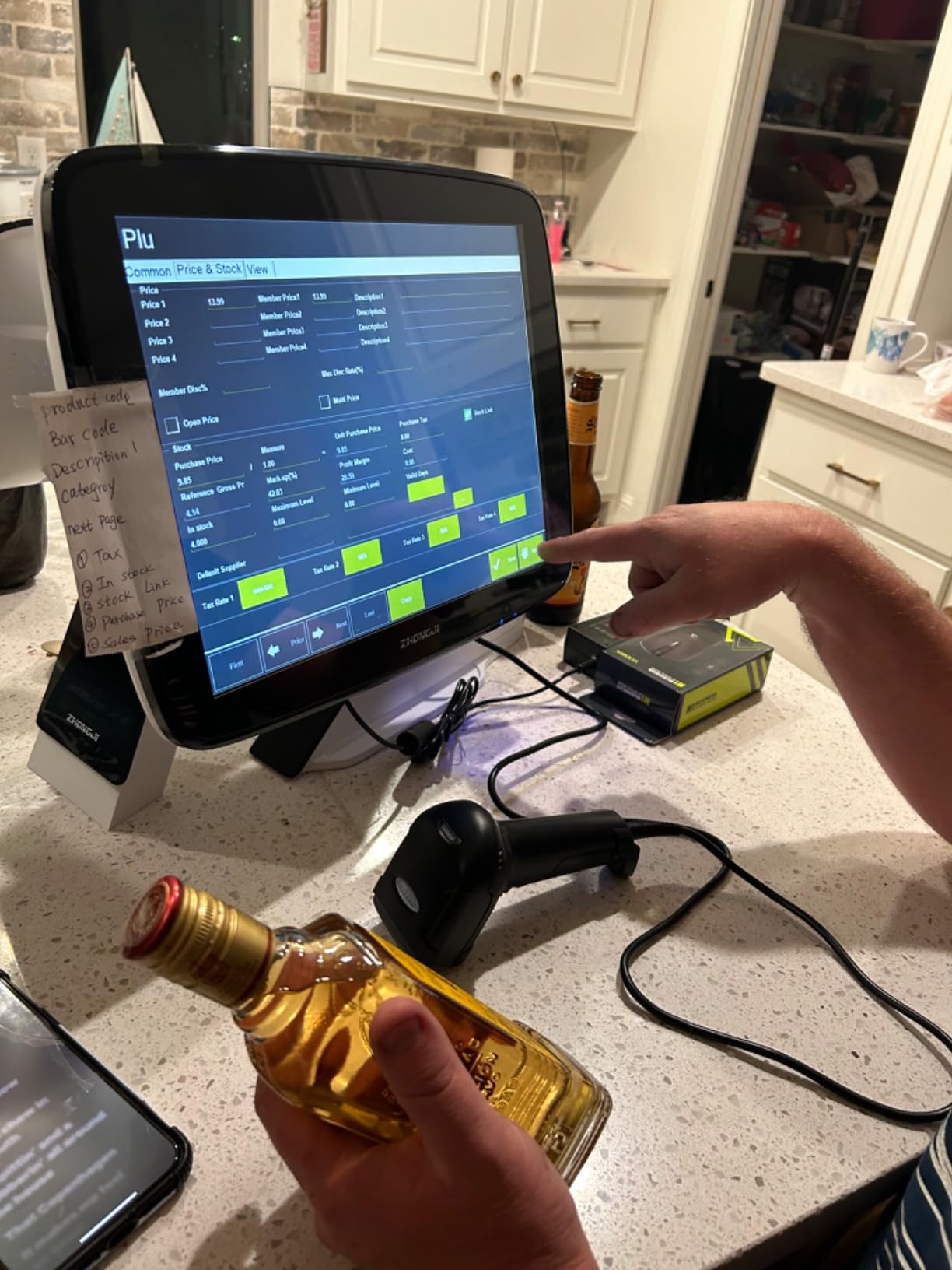 MEETSUN POS System, Cash Register for Restaurant, Includes Touch Screen, 80MM Thermal Printer, Cash Drawer, Windows 10, POS Software (700-LS004) customer photo 1