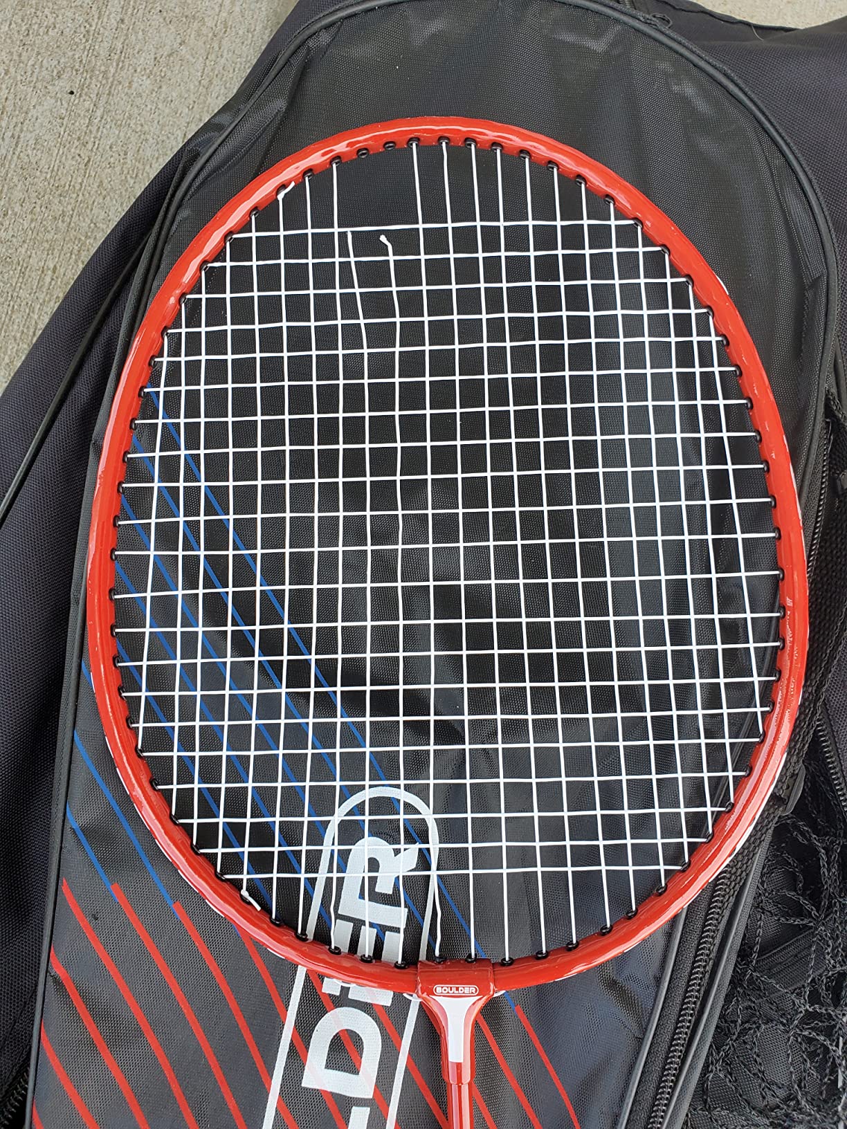 Boulder Sports All-in-One Pickleball & Badminton Set - Portable, Adjustable Net with Paddles & Rackets customer photo 2
